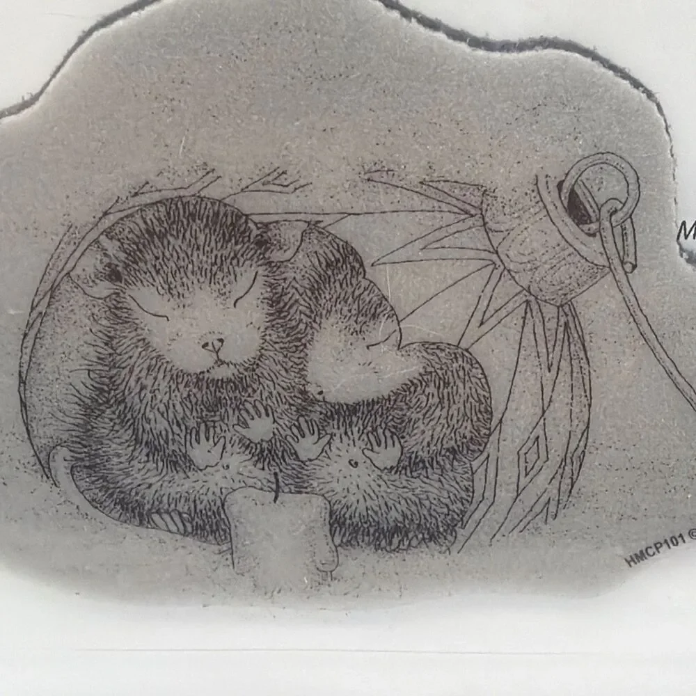 STAMPENDOUS House Mouse Ornament Warmth Cling Mount Stamp Ret HMCP101 Christmas
